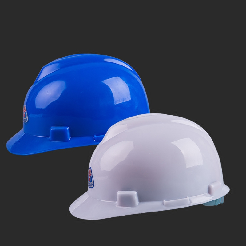 安全帽工地夏季遮阳透气高强度防砸施工包邮蓝色白色印字红色