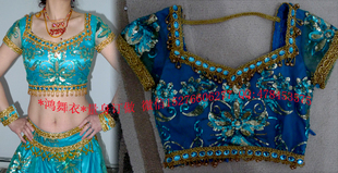 高端精工纯手工 订做 1256肚皮舞服装 花影缤纷 鸿舞衣