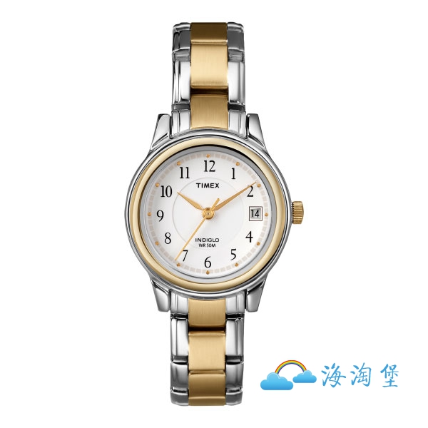 Timex天美时 T25771 欧美潮流女士时尚简约钢带防水女表 美行现货