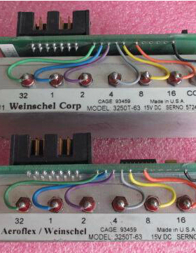 3250t-63 Weinschel DC-1GHz 63dB 1dB BNC 步进射频可编程衰减器