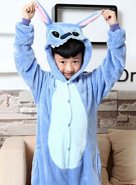 法拉绒如厕表演出onesie连体睡衣