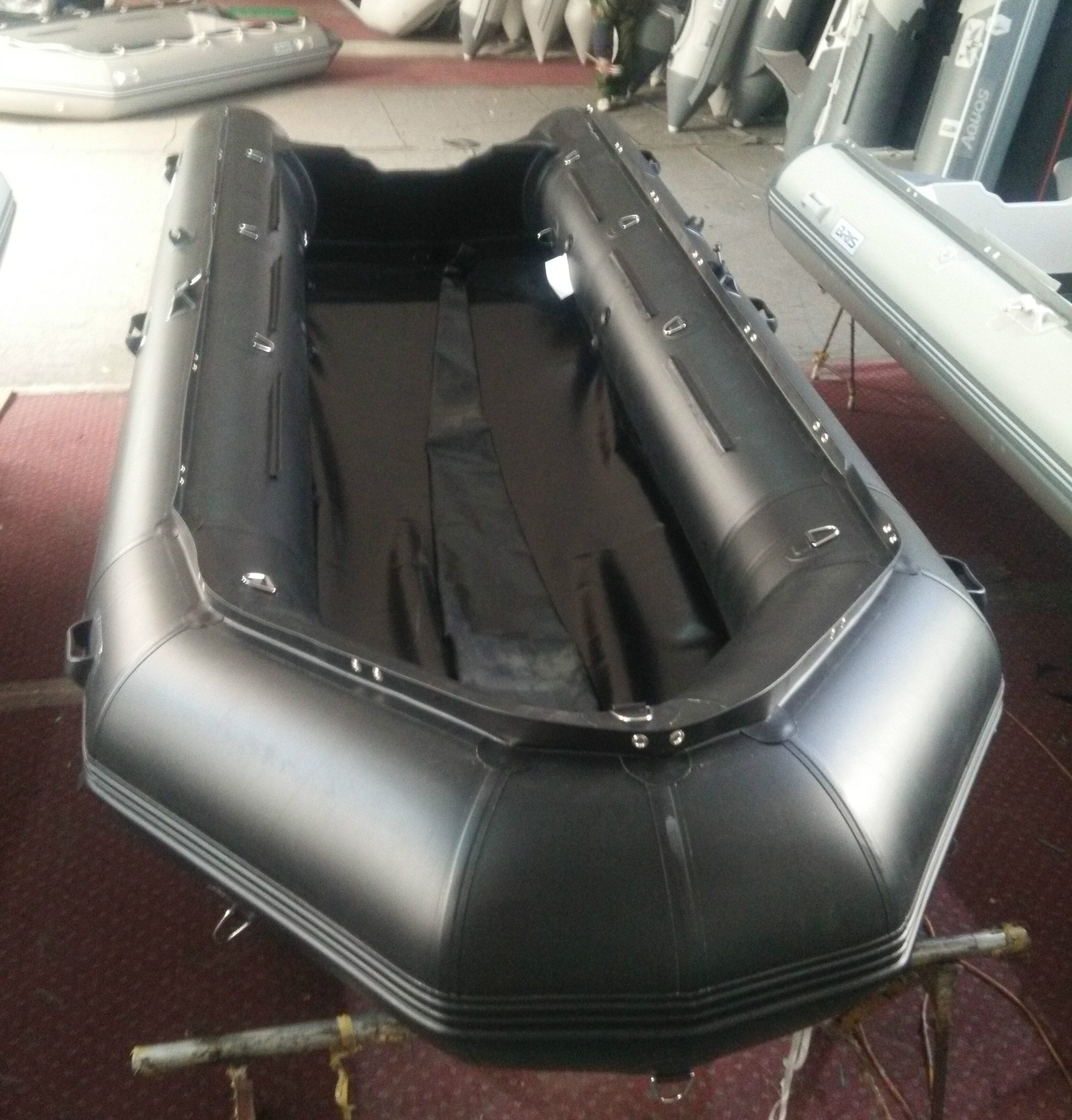 专业冲锋舟橡皮艇铝合金底加厚耐磨10人救援海钓多功能充气钓鱼船