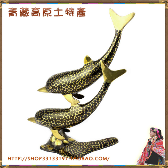 100%印度进口摆件 海豚家居饰品 工艺品摆件家装饰品纯铜工艺品