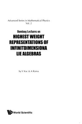 【预订】Highest Weight Representations of In...