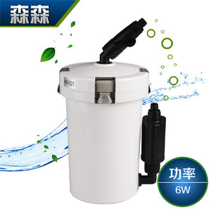 森森HW-602B/603B水族箱缸外过滤器 小型过滤设备节能超静音