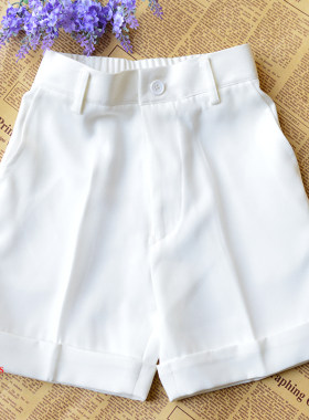 男童西装演出服纯黑色裤子
