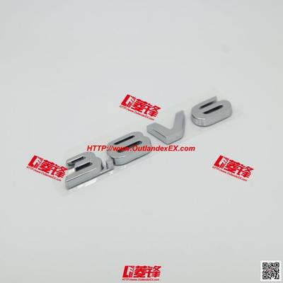 三菱戈蓝3.8V6标志/三菱3.8V6标志/进口戈蓝尾盖3.8V6标志