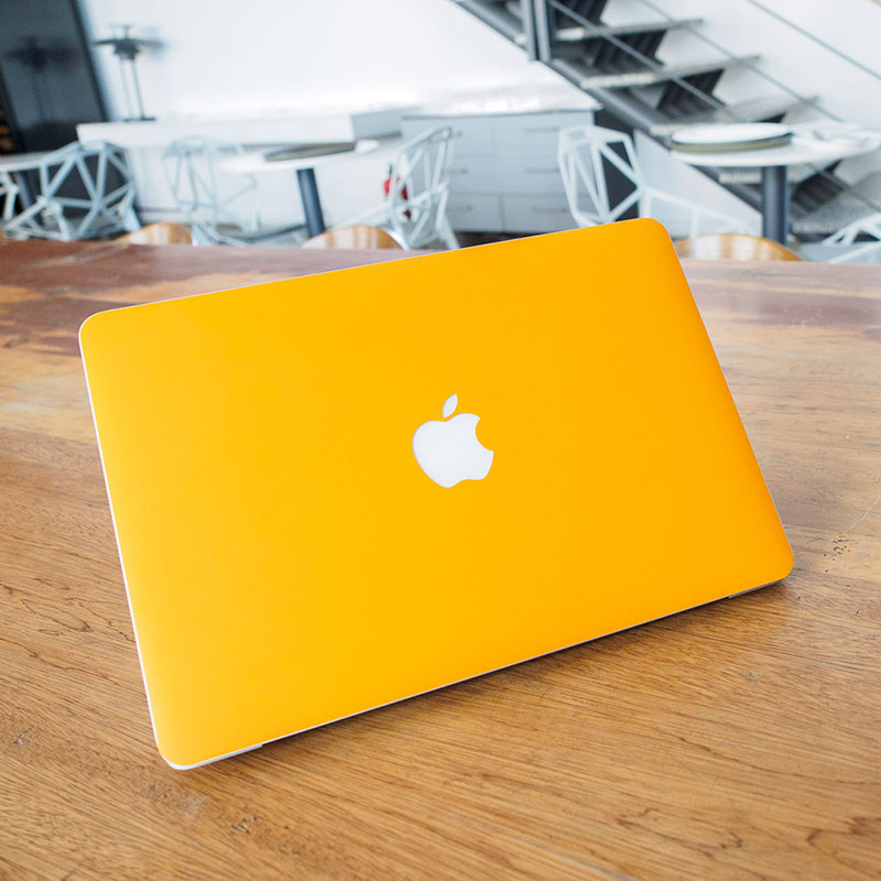 SkinAT 苹果电脑贴膜 原色3M保护贴膜 MacBook Air/Pro贴纸纯色