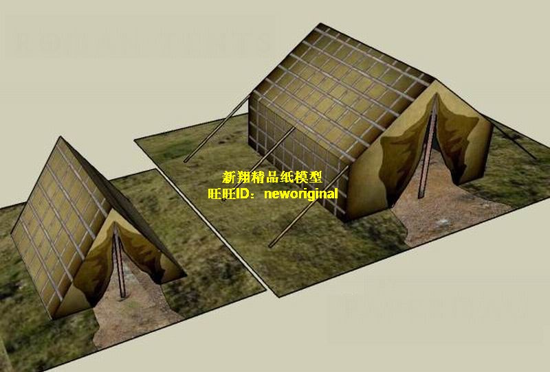 古代军事建筑场景汽车车模模型