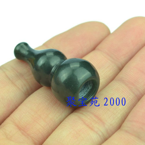 葫芦可当腰坠文玩青玉a货烟嘴