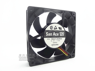 大风量风扇 12CM 9G1212E403 12V 双滚珠 三洋 0.58A 12025