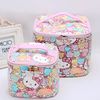 hello kitty lovely KT candy Color stereo Portable Cosmetic Makeup box Japan the republic of korea
