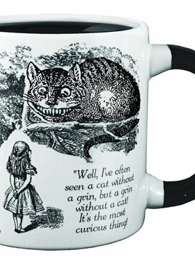 Cheshire Cat梦游仙境消失的柴郡猫咪变色杯笑脸感温水杯马克杯子