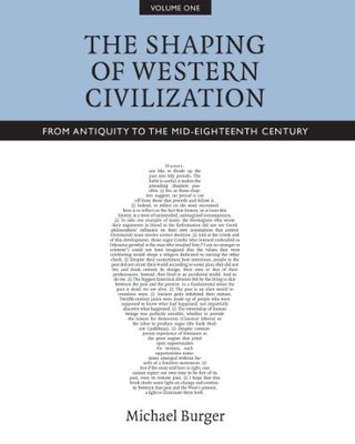 【预售】The Shaping of Western Civilization, Volume I: Fr...