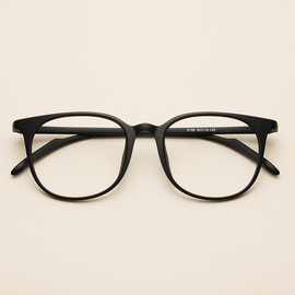 潮款近视眼镜男超轻TR90配近视眼镜框女复古大框近视平光眼镜