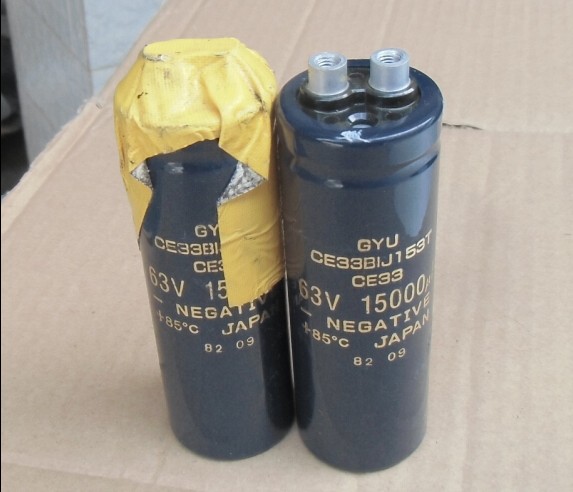 优质进口松下 63V15000UF 发烧滤波大水塘 功放音响电容 35X105