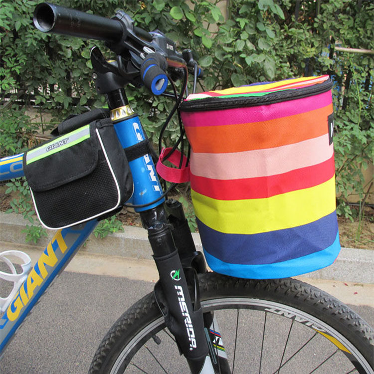 Panier pour vélo en toile - Ref 2257824 Image 1