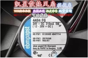 24V 散热风扇 EBMPAPST 4484FG 德国进口 0.21A 现货全新原装