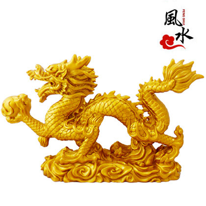 仿纯铜青龙白虎风水龙摆件工艺品铜质龙汉龙招财十二生肖金龙摆设 - 封面