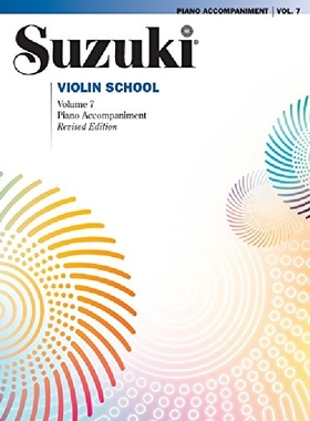 【预订】Suzuki Violin School V07-Piano