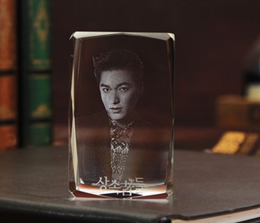 李敏镐李民浩周边同款3D水晶内雕公仔模型 生日礼物纪念品工艺品