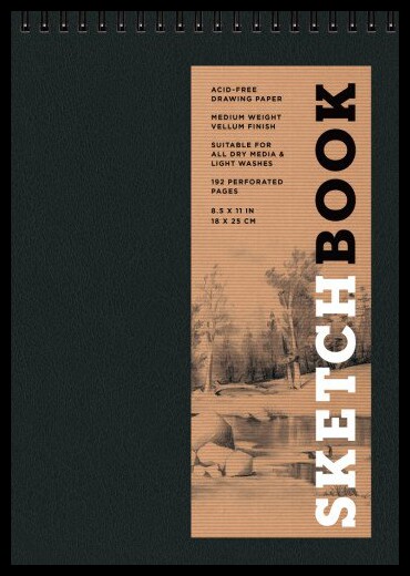 【预售】Sketchbook (Basic Medium Spiral Fliptop Landscape