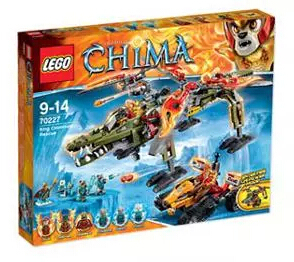 老款LEGO 乐高 70227 鳄灵王神兽 气功传奇 Chima 2015新款