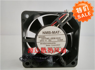6CM 风扇 05W 变频 3线 6025 0.09A 24V B29 2410ML NMB