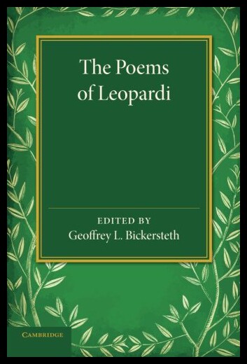 【预售】The Poems of Leopardi: With Introduction and Note