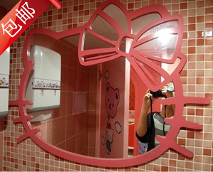 好运猫  卡通儿童卫生间浴室镜 卧室梳妆台壁挂化妆镜梳妆台镜