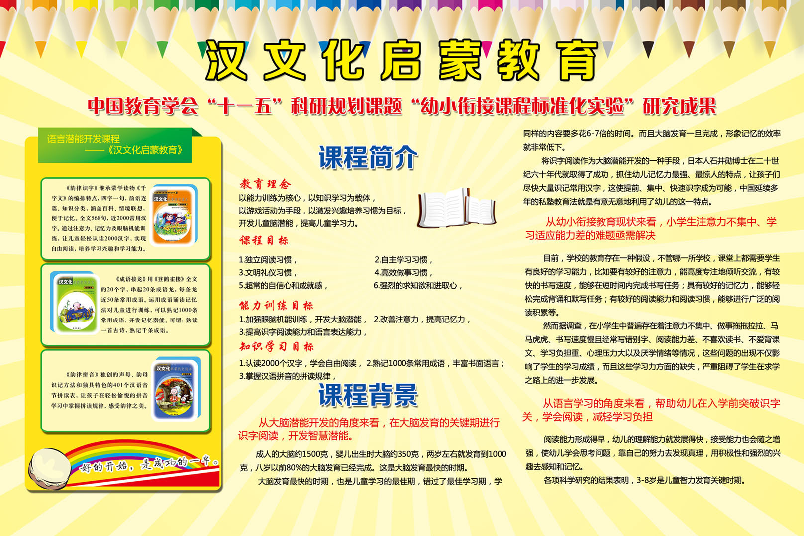 729海报印制展板写真喷绘贴纸869珠心算启蒙教育海报