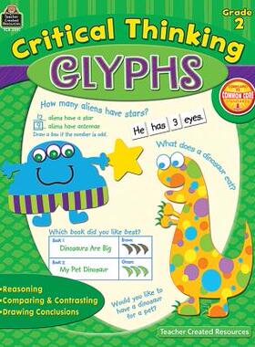 【预售】Critical Thinking: Glyphs: Grade 2