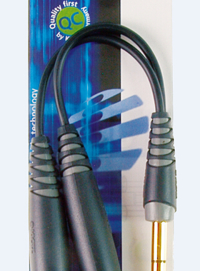 德国厂线 KLOTZ一分二转接 分享线6.35大三芯 公转6.35双大三芯母