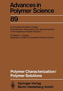 Characterization Polymer Solutions 预订