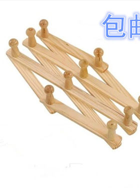 伸缩实木门后墙壁挂衣架送钢钉
