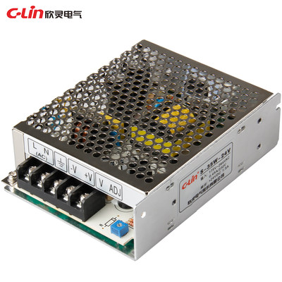 Clin欣灵牌 S-35W-24V 1.5A 24VDC 输出 单组输出 35W开关电源