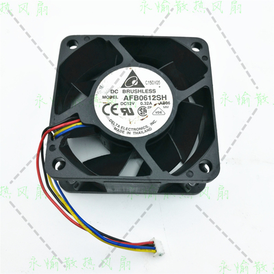 原装台达 AFB0612SH 6025 12V 0.32A 6CM 4线 PWM温控 散热风扇