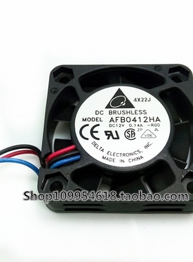 台达 AFB0412HA-ROO 4010 4CM 12V 0.14A 3线报警 CPU 南北桥风扇