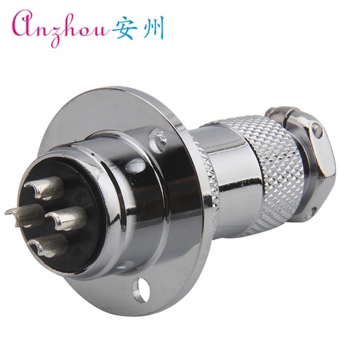 三眼法兰插座19M-4E圆形连接器