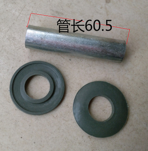 。重型脚轮配套管子垫片，4568寸脚轮配套使用，金属镀锌管塑料垫