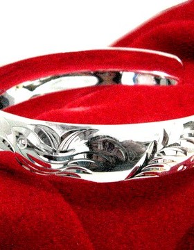 新年特价 99纯银超宽面双凤齐翷银手镯 复古车花S990足银手环民族