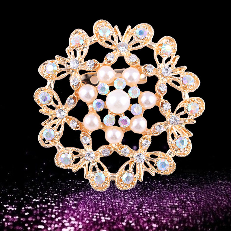 Broche femme en Zircon diamant - Ref 1178494 Image 1