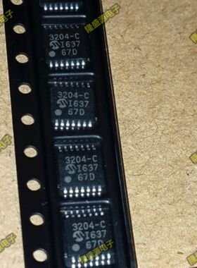 MCP3204-CI/ST TSSOP14 原装正品 MCP3204T-CI/ 丝印 3204-C