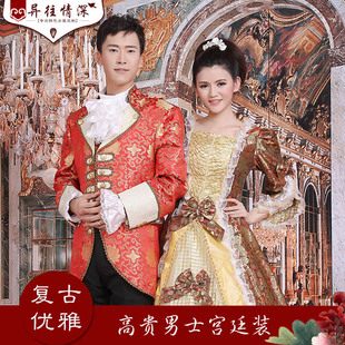 欧式宫廷装朱丽叶演出服英国皇室宫廷服公主服西式服装舞台演出服