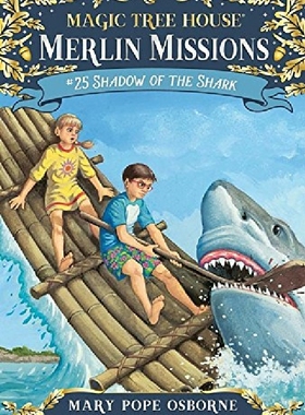 现货 英文原版 神奇树屋：梅林任务25：鲨鱼的影子 Magic Tree House? Merlin Missions: Shadow of the Shark