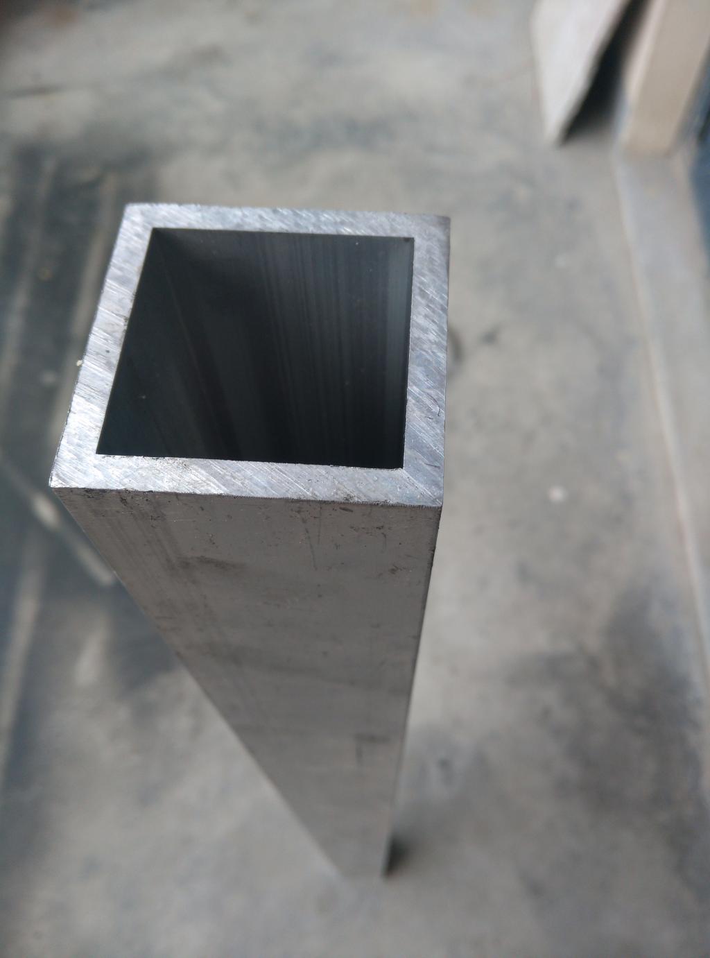 吉也现货铝方管120*70*7mm厚铝合金方管50*100*8 80*100*8可切割