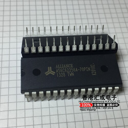 AS6C62256A-70PIN AS6C62256A-70P AS6C62256A DIP28 全新原装