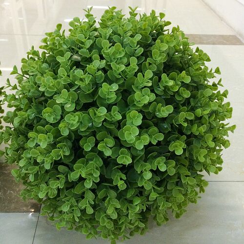 草球花球彷真绿色植物婚庆用品落地大花瓶套装配饰花艺家居饰品