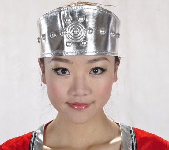 云南少数民族佤族女装帽子/舞蹈演出头饰/葫芦丝舞台头饰表演道具