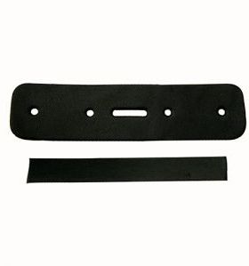 3.8厘米宽15厘米长黑色hermann oak美国赫尔曼皮带头连接40080-02